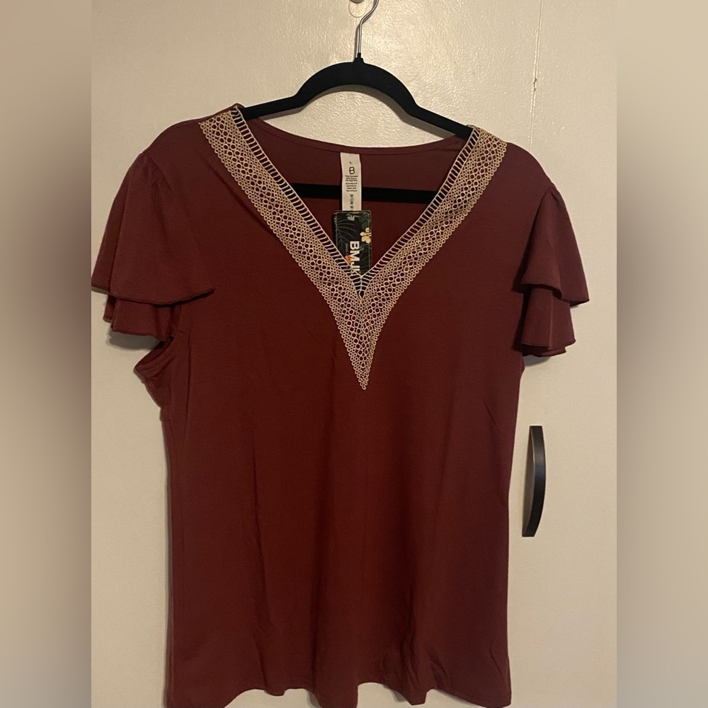 Blooming Jelly ruffle sleeve blouse